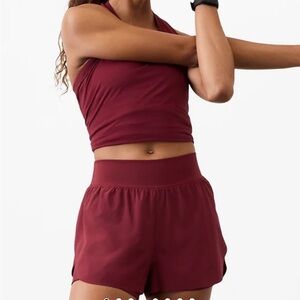 Athleta - Crossover High Rise 4” Run Short